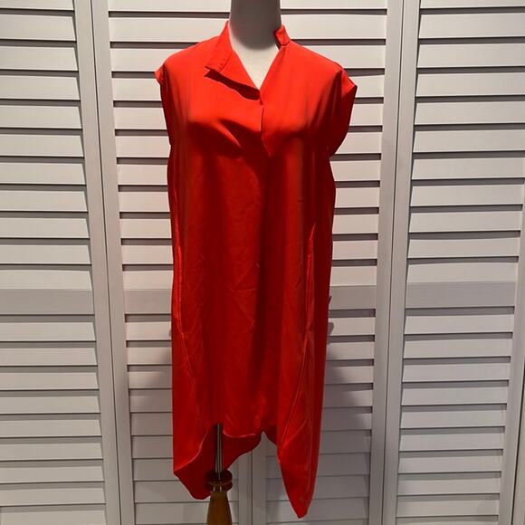 RACHEL Rachel Roy Dress in a Brilliant Orange with Pockets - Picture 1 of 13